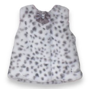 White leopard print vest 18 months